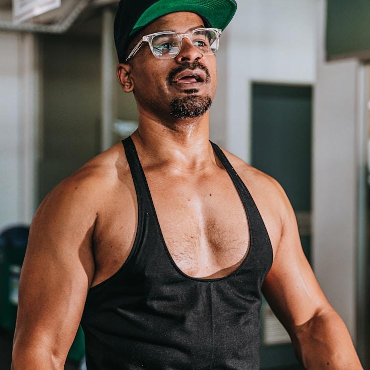 Group fitness class in a modern studio environment